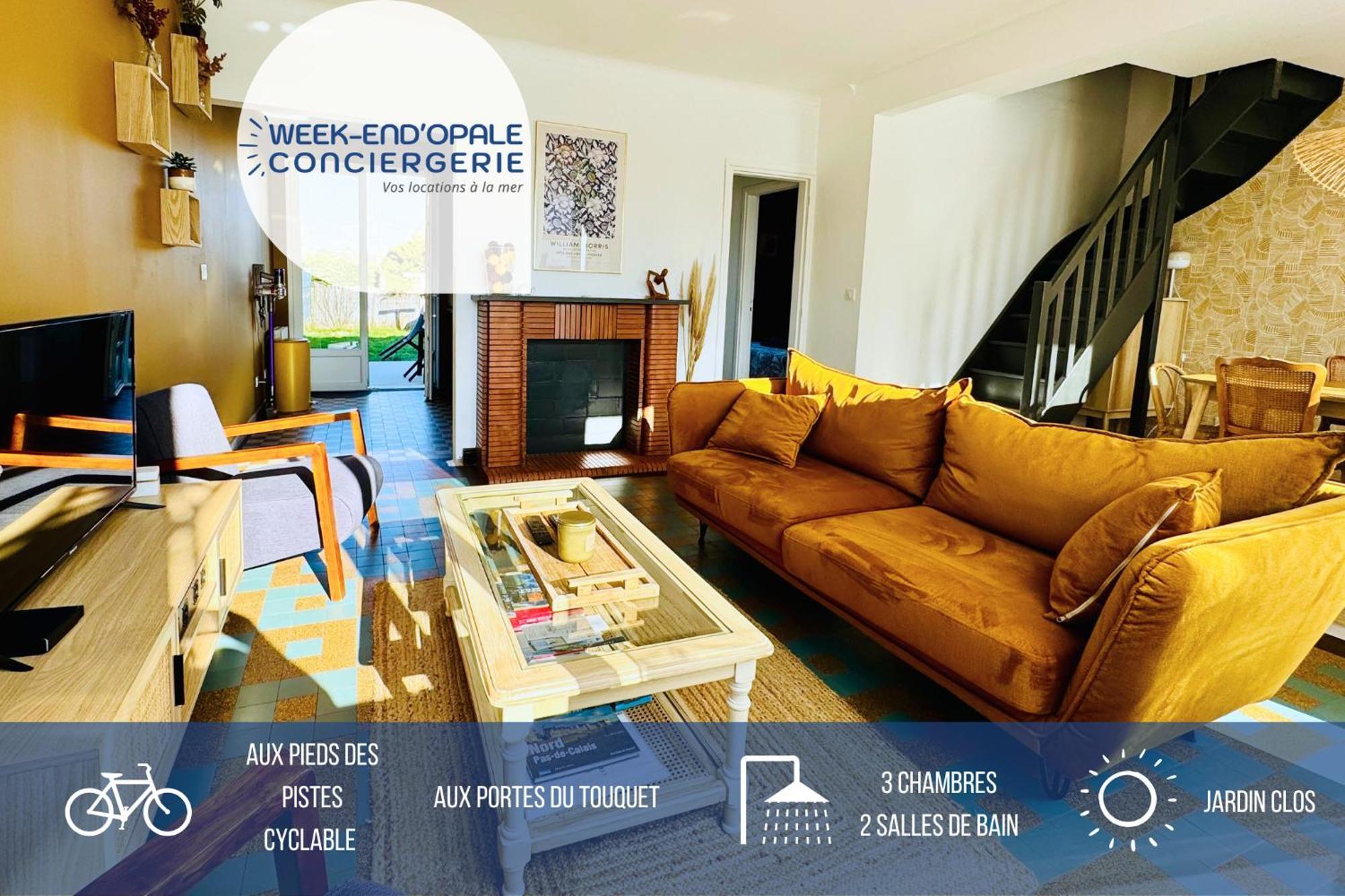 Jolie Maison A 2 Pas De La Foret Du Touquet Кюк Екстериор снимка